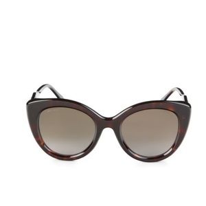 Jimmy Choo Cate eye 52mm Havana